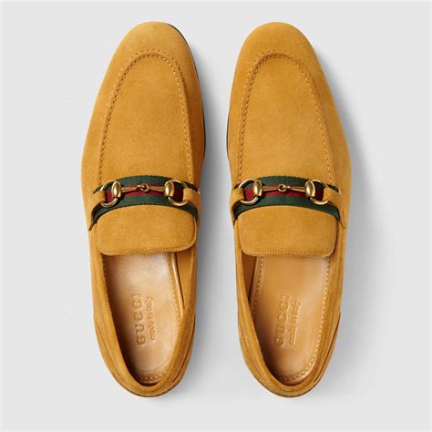 gucci platform loafers runway|Gucci horsebit suede loafer.